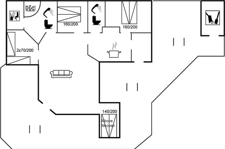 Vakantiehuis "Domna" - 800m from the sea