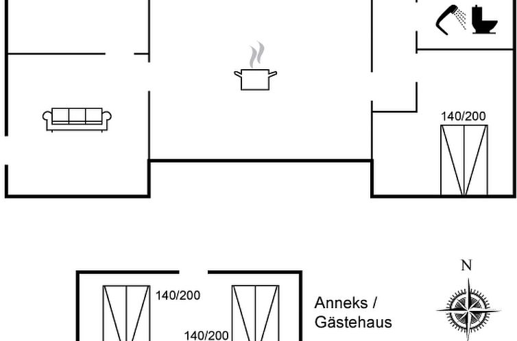 Vakantiehuis "Sampsa" - 350m from the sea