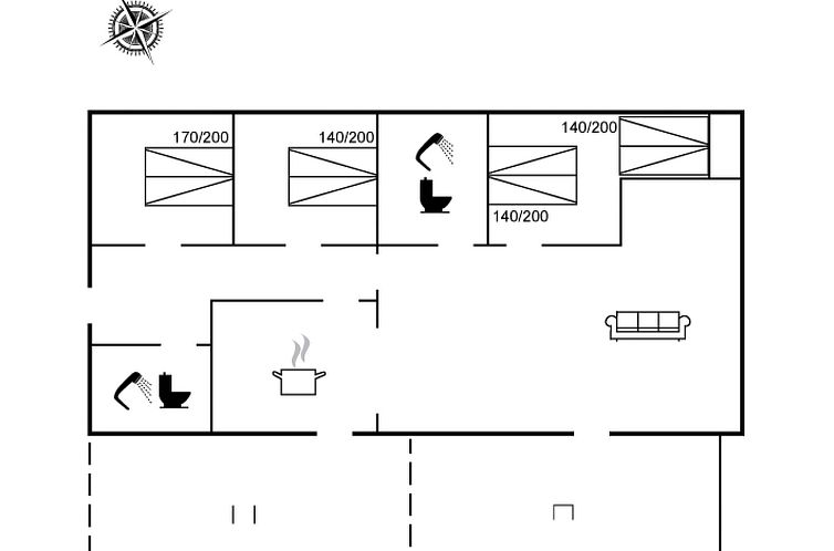 Vakantiehuis "Ingebrit" - 7km from the sea