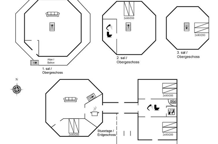Vakantiehuis "Fania" - 500m from the sea