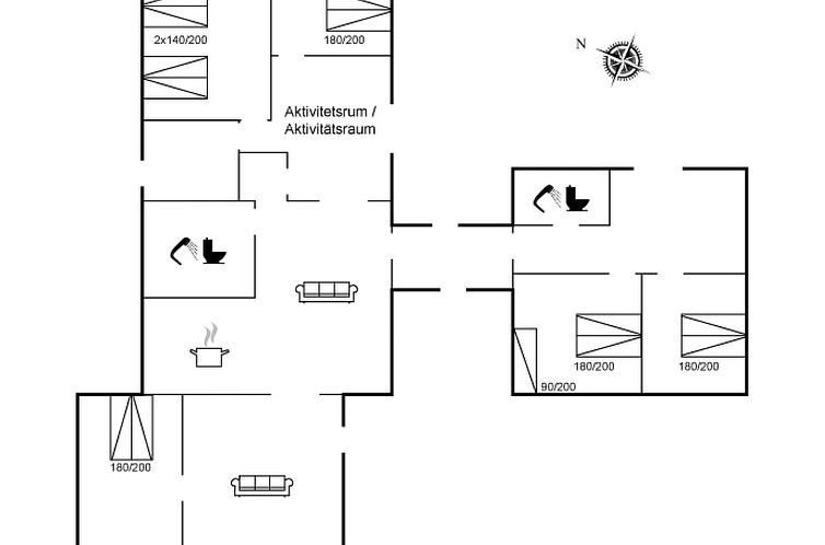 Vakantiehuis "Tede" - 1km from the sea