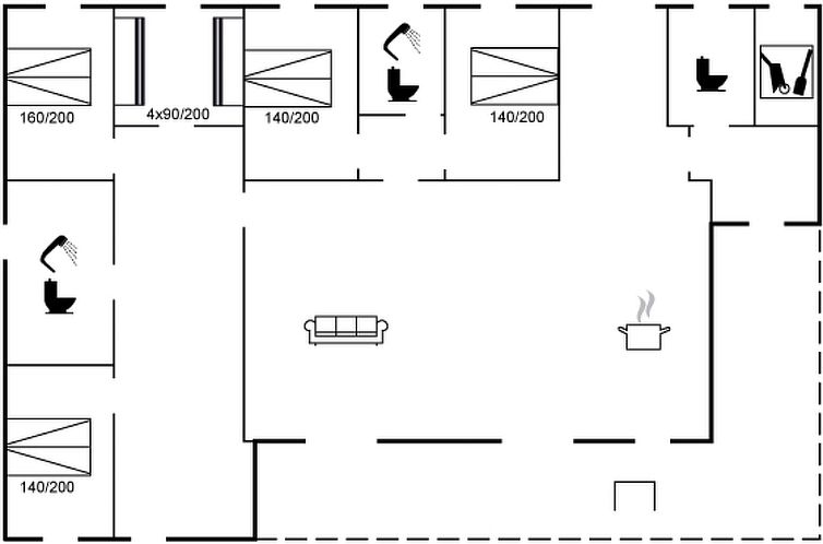 Vakantiehuis "Galia" - 500m from the sea