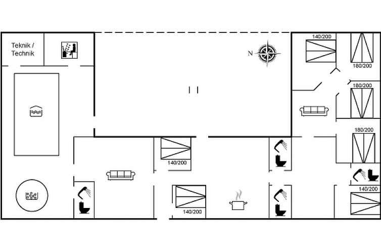 Vakantiehuis "Cornelius" - 900m from the sea