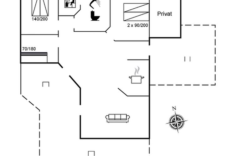 Vakantiehuis "Rika" - 525m to the fjord