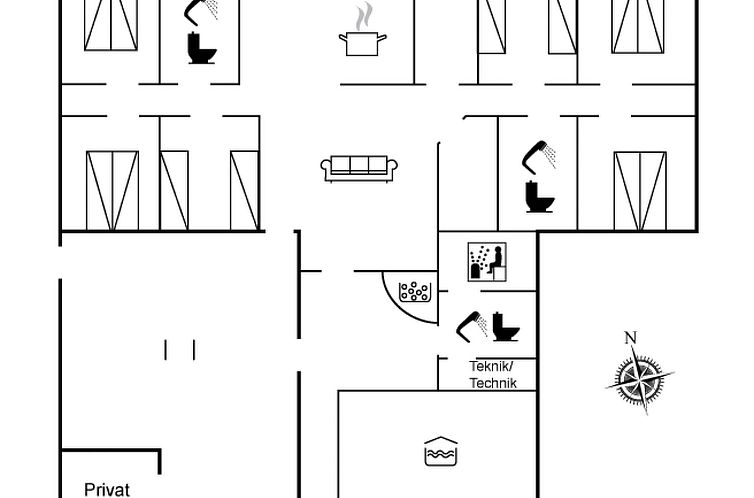 Vakantiehuis "Aane" - 1.8km from the sea