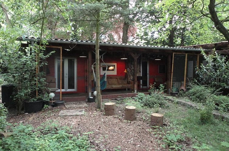 Vakantiewoning Huisje in Schortens, gelegen in het groene hart van Schortens, Nedersaksen, Duitsland, biedt een rustieke buitenruimte.