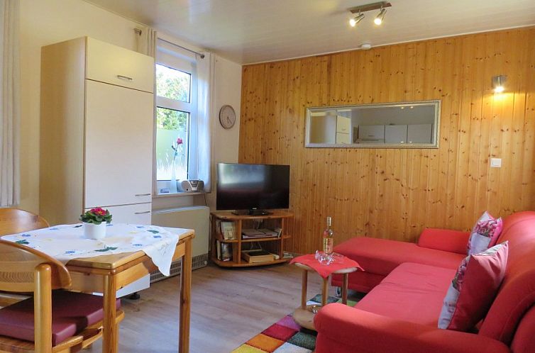 Interior of Ferienhaus Mariechen in Holtgast, East Frisia. Vacation home with sauna in Lower Saxony, ideal for relaxation.