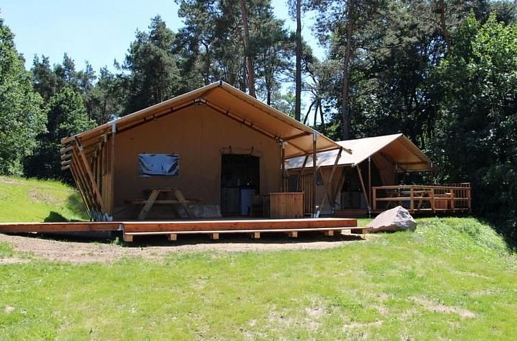 Unterkunft 02113304 - Ferienhaus Berlin / Brandenburg - Vakantiehuis Safarizelt in Hohenlychen mit Garten und Grill