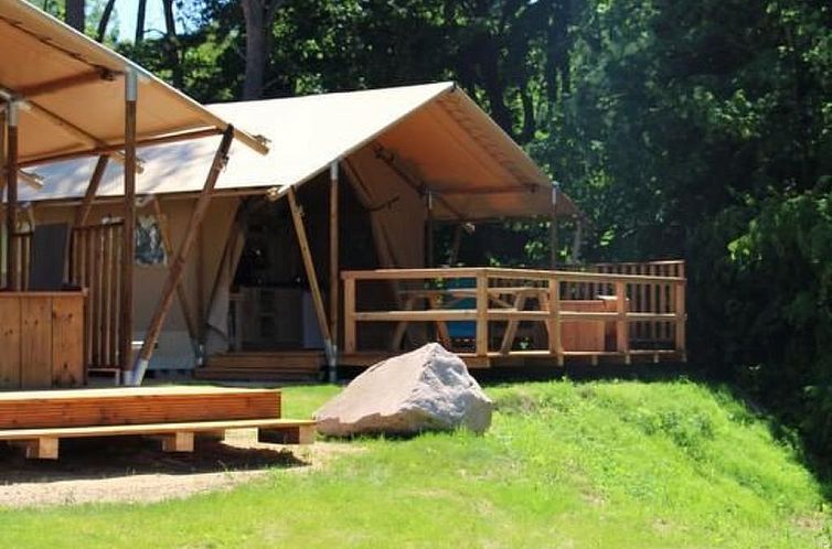 Vakantiehuis Safarizelt in Hohenlychen mit Garten und Grill