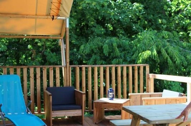 Vakantiehuis Safarizelt in Hohenlychen mit Garten und Grill