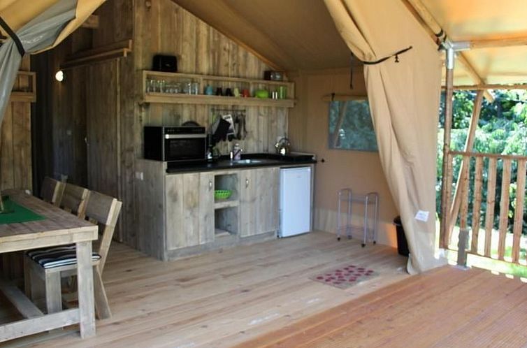 Vakantiehuis Safarizelt in Hohenlychen mit Garten und Grill