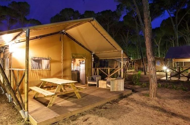 Vakantiehuis Safarizelt in Hohenlychen mit Garten und Grill