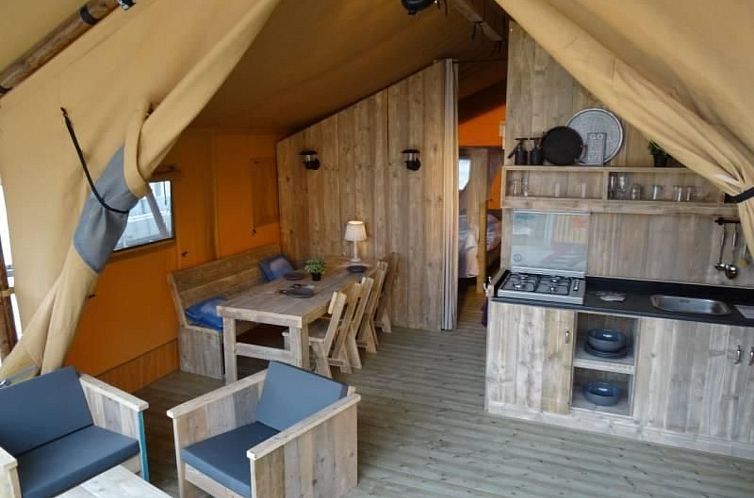 Vakantiehuis Gemütliches Safarizelt mit Grill und Garten