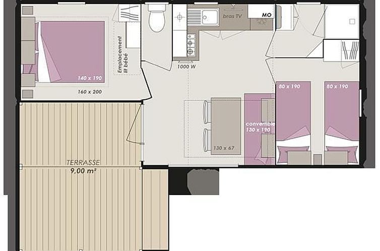 Vakantiehuis in Hohenlychen mit Grill, Loggia 1