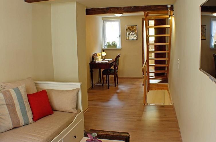Vakantiehuis Komfortabler Urlaub im Fachwerkhäuschen mit Ga