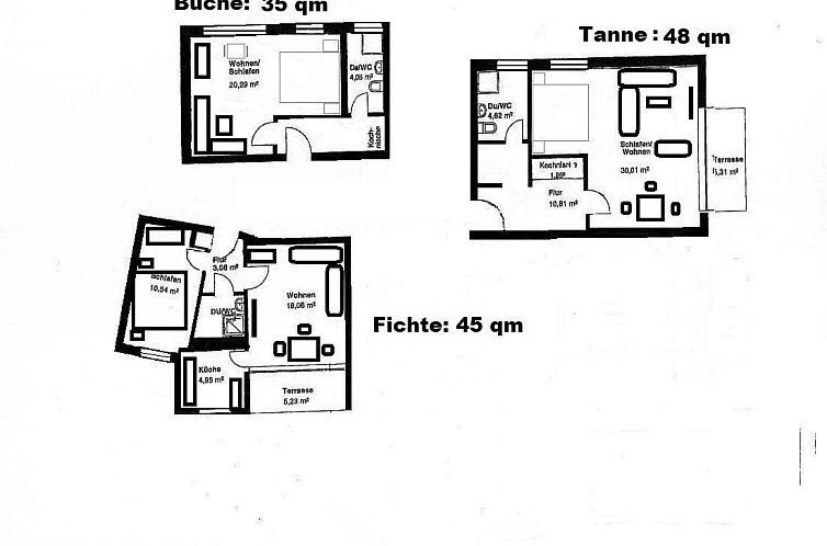 Appartement für zwei Personen, WLAN vorhanden
