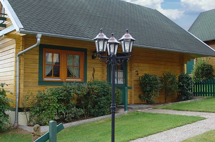 Vakantiehuis Wunderschönes Blockhaus mit Terrasse