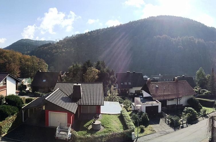 Vakantiehuis Freistehendes Ferienhaus in Sieber mit Terrasse