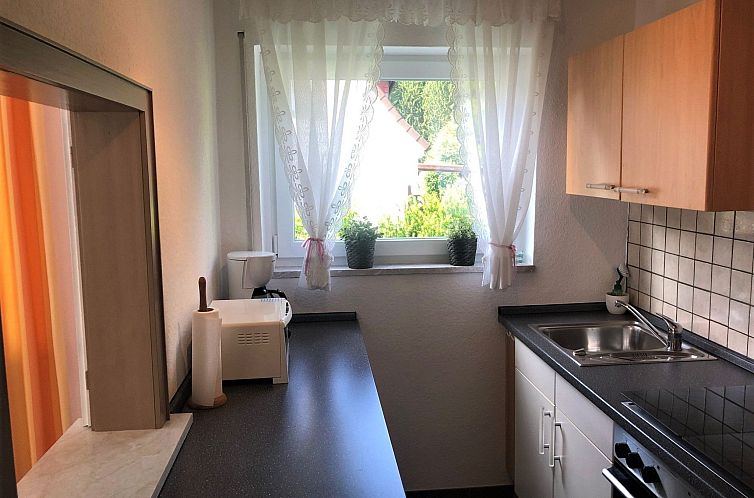 Vakantiehuis Freistehendes Ferienhaus in Sieber mit Terrasse