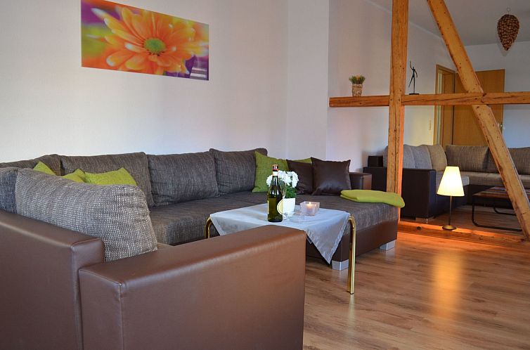 Vakantiehuis Familienfreundliches Ferienhaus mit Sauna am Fu