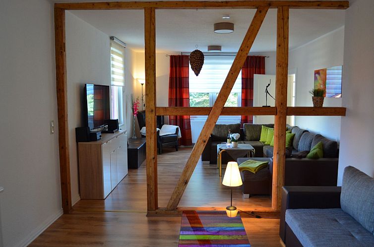 Vakantiehuis Familienfreundliches Ferienhaus mit Sauna am Fu