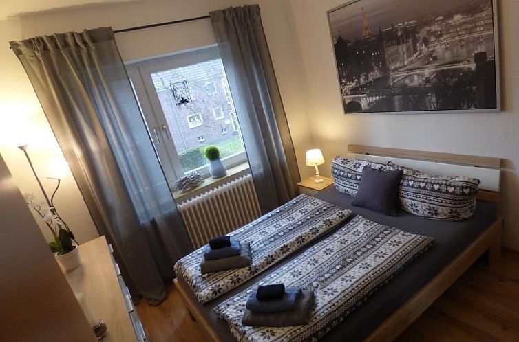 Appartement Große Ferienwohnung in Voslapp mit Garten