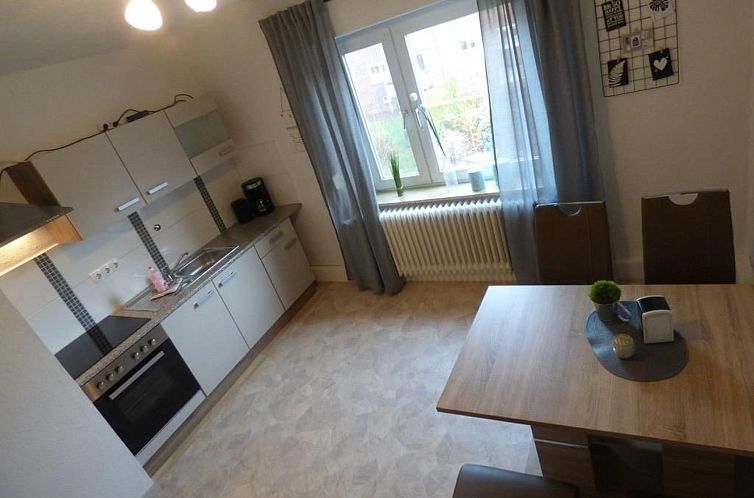 Appartement Große Ferienwohnung in Voslapp mit Garten