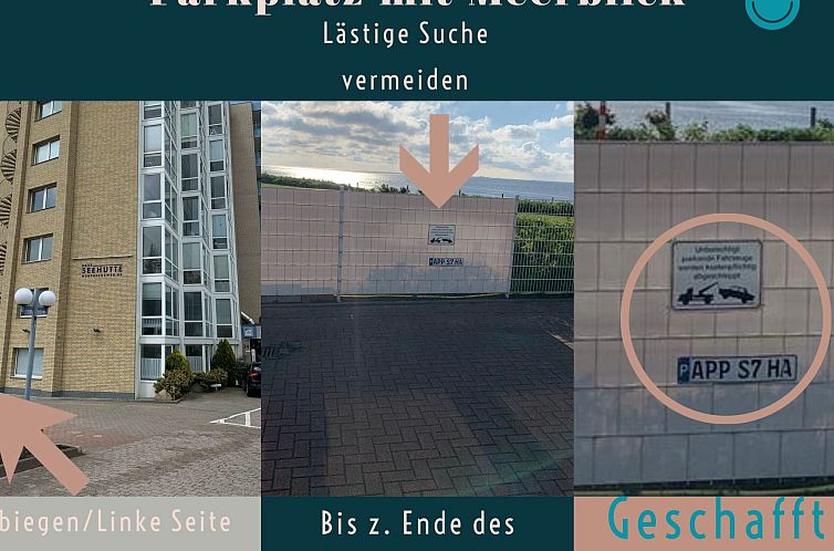 Appartement Wohnung in Duhnen und Meerblick