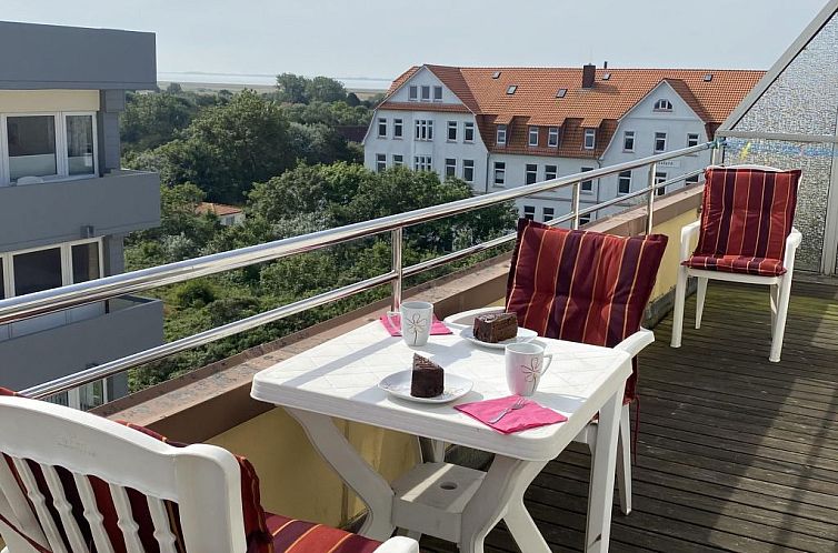 Appartement Penthouse mit Meerblick direkt am Strand