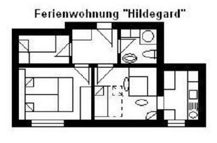 Appartement 3 Zimmer- Appartement Hildegard