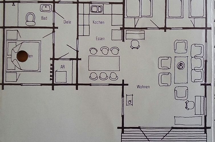 Vakantiehuis in Wetterburg mit Terrasse und Garten