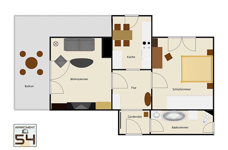 Appartement Apartment 54
