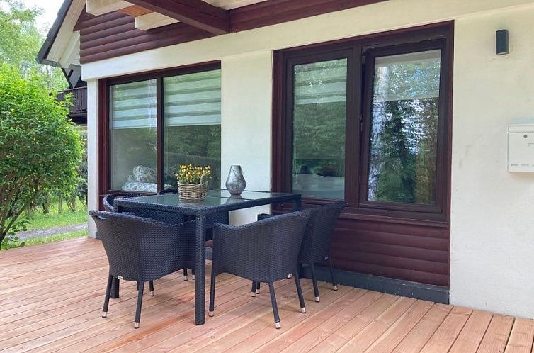 Vakantiehuis Idyllisches Ferienhaus mit Balkon und Garten