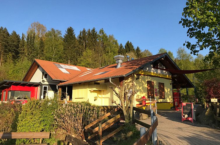 Vakantiehuis Idyllisches Ferienhaus mit Balkon und Garten