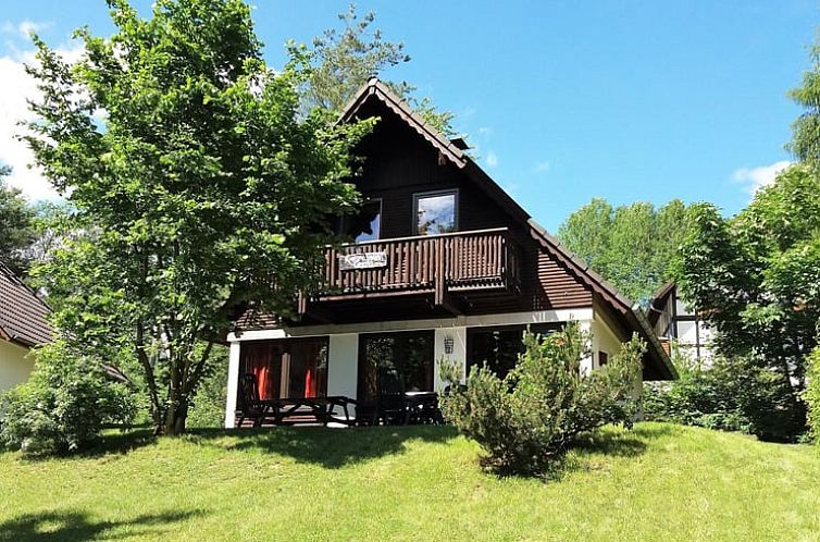 Ferienhaus Cottage in Frankenau, in der ruhigen Landschaft von Hessen, Deutschland, ideal fuer eine ruhige Flucht.