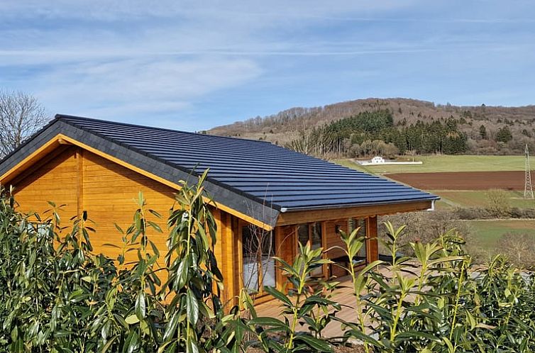 Geniet van de rust bij Huisje in Daun, een sfeervolle chalet in de Eifel, omringd door de natuur van Moezel, Duitsland.
