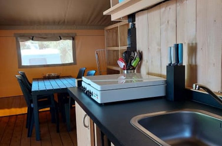 Safaritent + sanitair