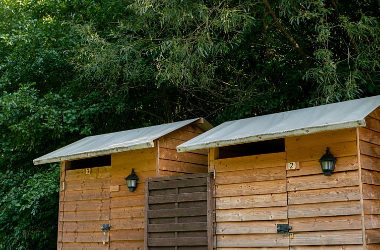 Safaritent + privé sanitair