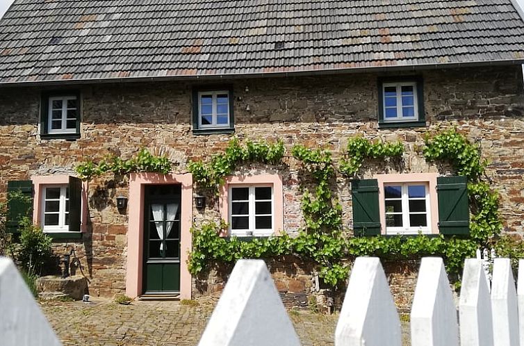 Gezellig Vakantiehuisje in Antweiler, Duitsland, omgeven door natuur en traditionele architectuur.