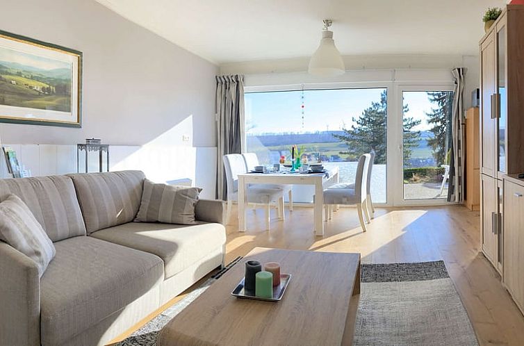 Cozy interior of vacation home Cottage in Lichtenau-Husen with beautiful view in Sauerland.