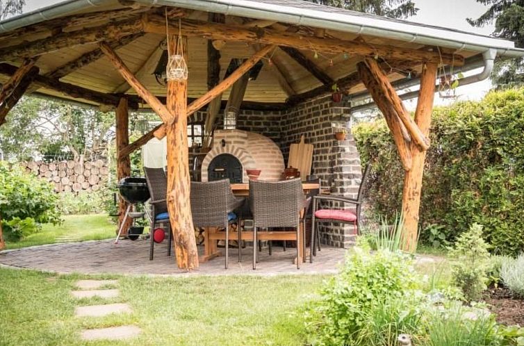 Appartement mit Fasssauna