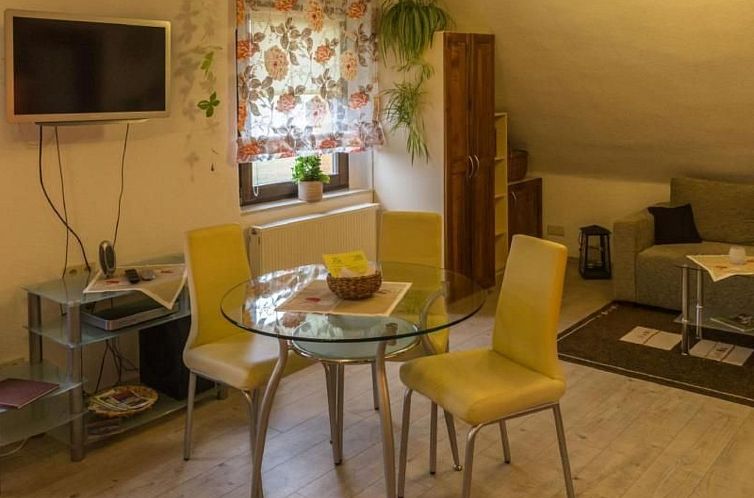 Appartement mit Fasssauna