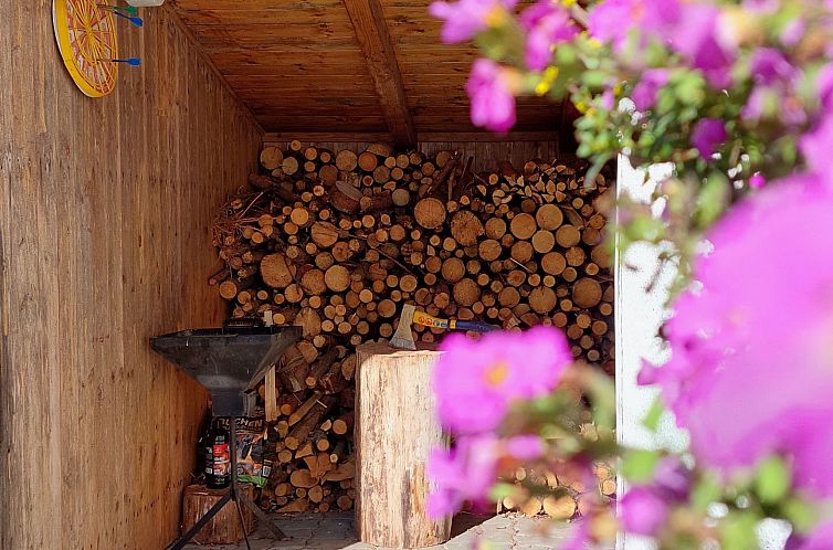 Vakantiehuis Am Wald gelegenes Ferienhaus "Wolf" mit Kamin