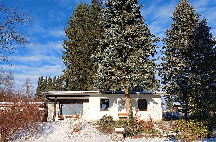Vakantiehuis Am Wald gelegenes Ferienhaus "Wolf" mit Kamin