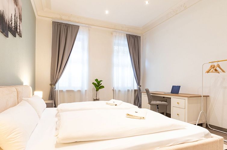 Appartement Familienfreundliche Stadt-Oase - 2 Schlafzimmer,