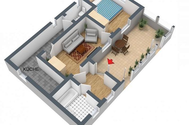 Vakantiehuis in Maxen mit Privatem Pool