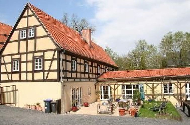 Appartement Wohnung mit Terrasse im sanierten Fachwerkhof