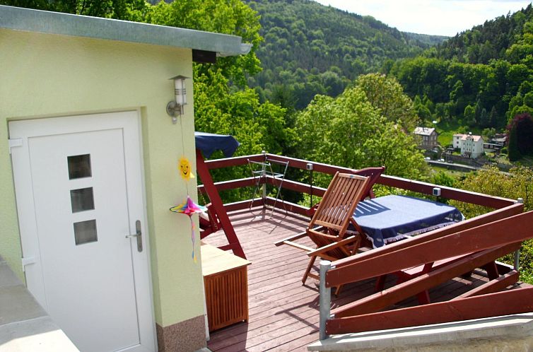 Unterkunft 02929004 - Ferienhaus Sachsen - Vakantiehuis Panoramablick in Königstein