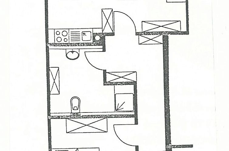 Appartement Tolle Wohnung in Hilders mit Eigenem Balkon