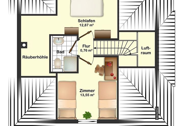 Vakantiehuis Träumen unter Reet